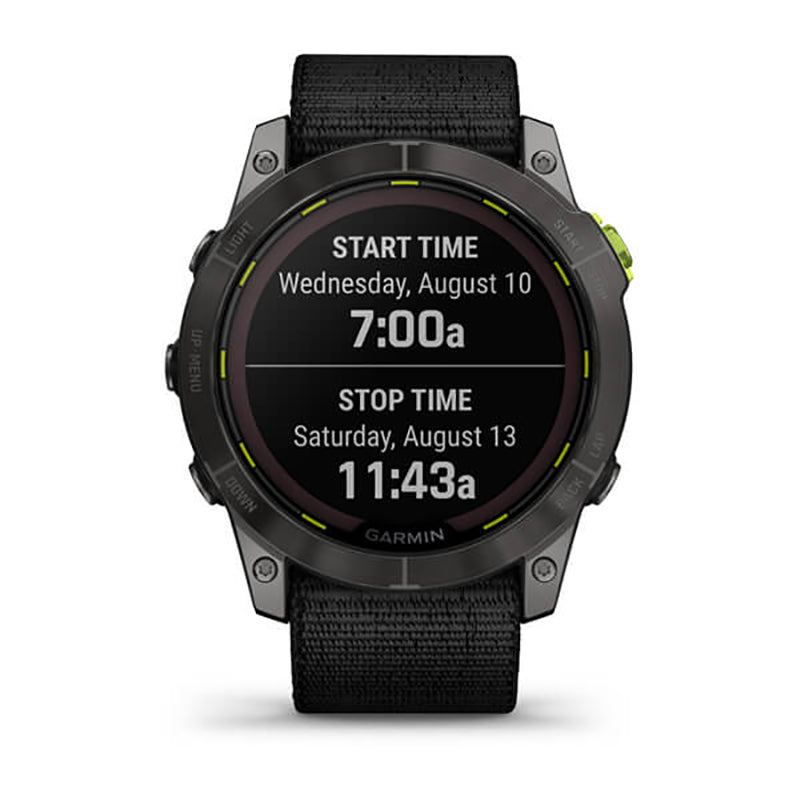 GARMIN Enduro™ 2 Sapphire Carbon Gray, DLC TI with Black Ultra fit Band, EMEA