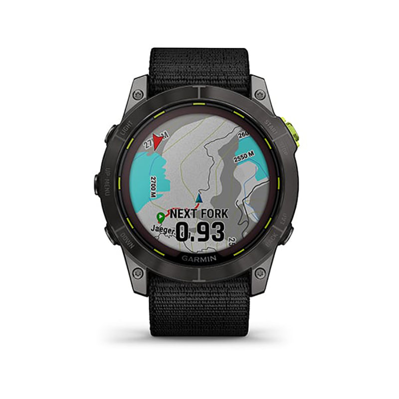 GARMIN Enduro™ 2 Sapphire Carbon Gray, DLC TI with Black Ultra fit Band, EMEA