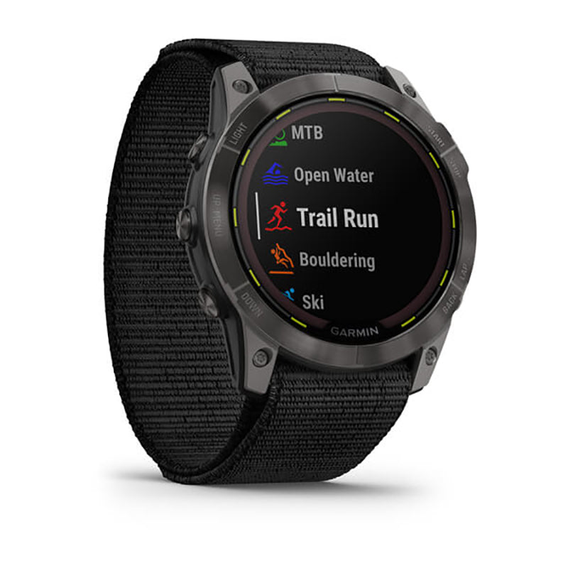 GARMIN Enduro™ 2 Sapphire Carbon Gray, DLC TI with Black Ultra fit Band, EMEA