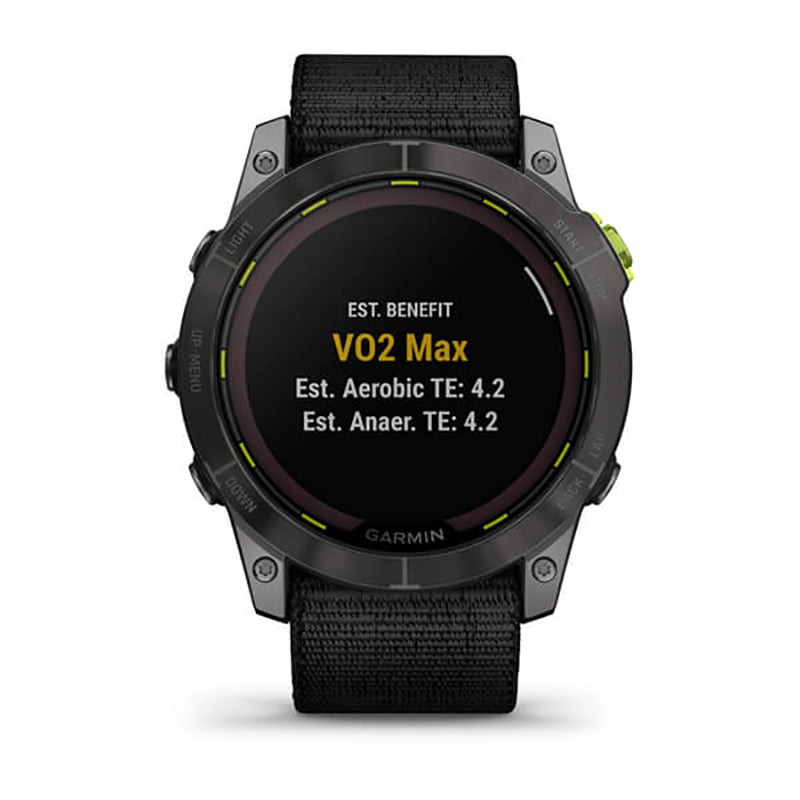 GARMIN Enduro™ 2 Sapphire Carbon Gray, DLC TI with Black Ultra fit Band, EMEA