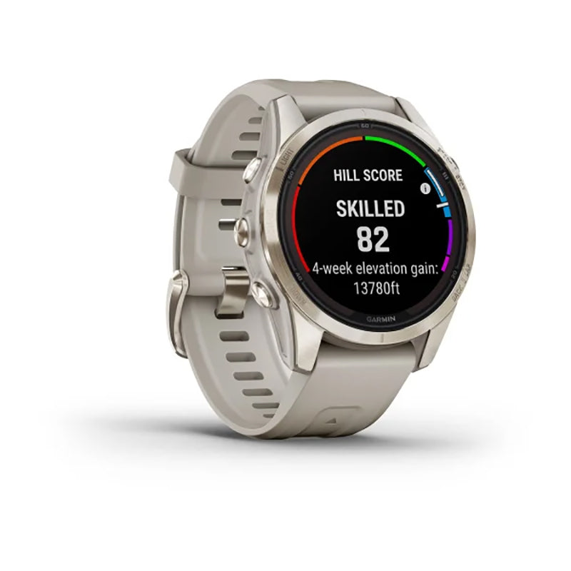 GARMIN Fenix® 7S Pro Sapphire Solar Edition Soft Gold with Light Sand Band