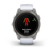 GARMIN Epix™ Pro (Gen 2) Sapphire Edition Titanium with Whitestone Band