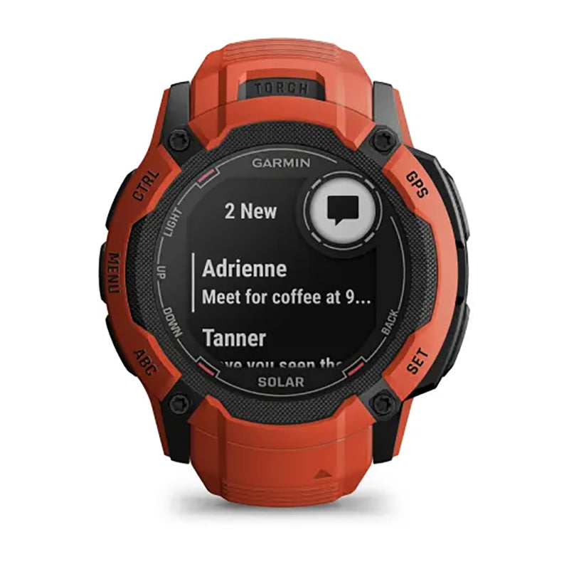 GARMIN Instinct® 2X Solar Standard Edition Watch Flame Red