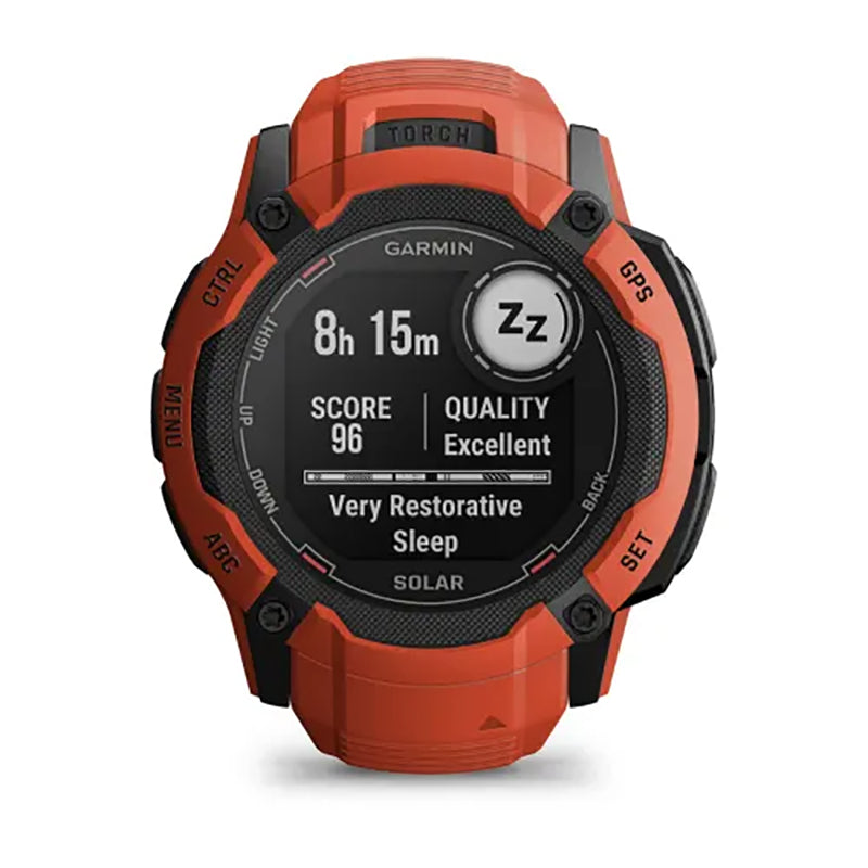 GARMIN Instinct® 2X Solar Standard Edition Watch Flame Red