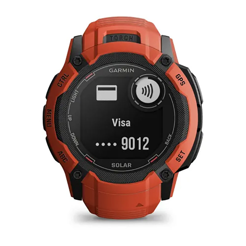 GARMIN Instinct® 2X Solar Standard Edition Watch Flame Red