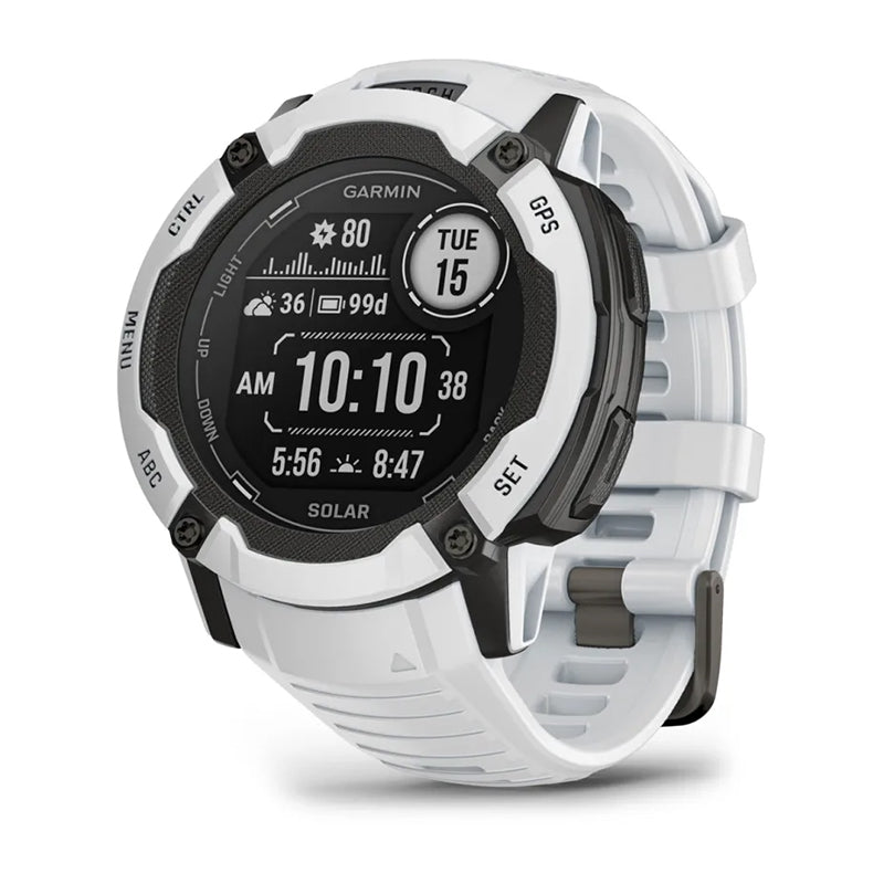 GARMIN Instinct® 2X Solar Standard Edition Watch Whitestone