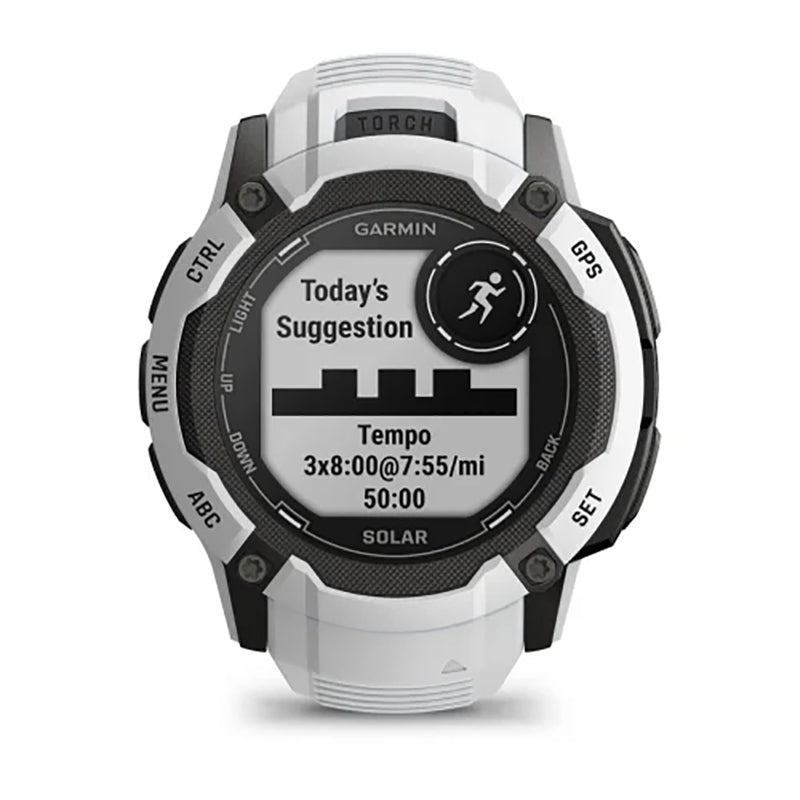 GARMIN Instinct® 2X Solar Standard Edition Watch Whitestone