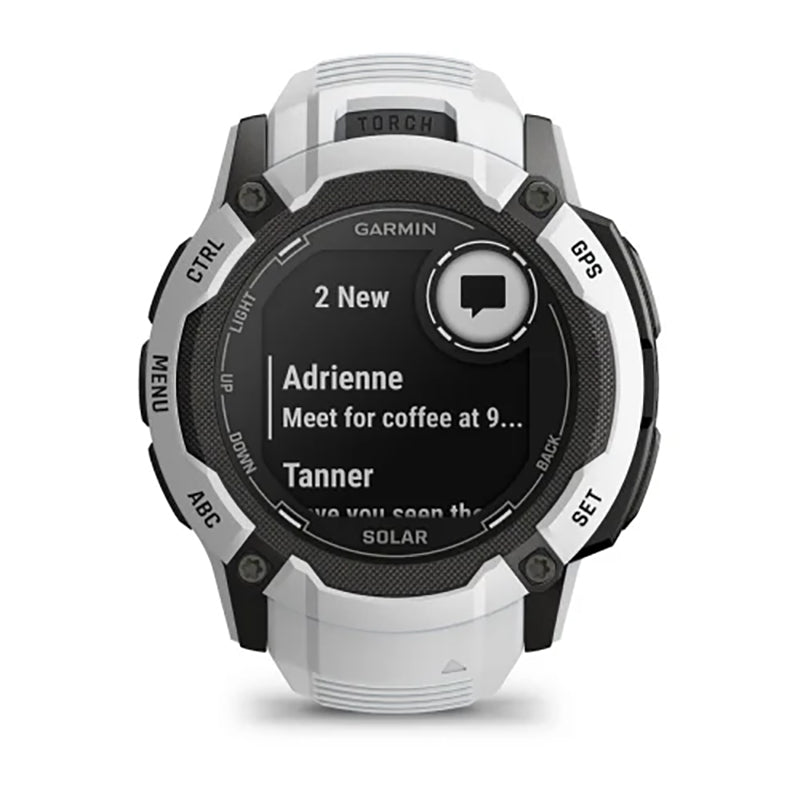 GARMIN Instinct® 2X Solar Standard Edition Watch Whitestone