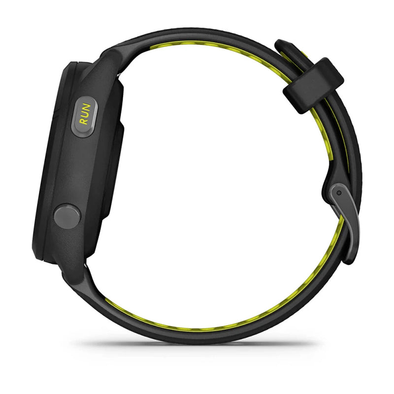 GARMIN Forerunner® 265 Music Black Bezel and Case with Black/Amp Yellow Silicone Band