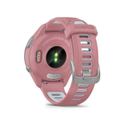 GARMIN Forerunner® 265S Black Bezel with Light Pink Case and Light Pink/Powder Grey Silicone Band