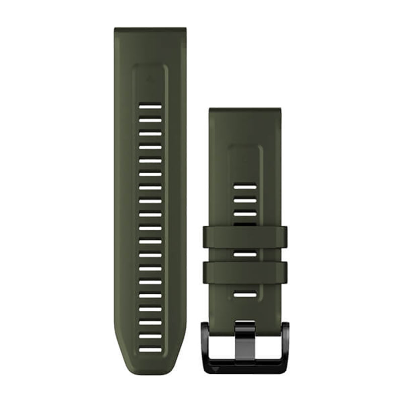 GARMIN Fenix 7X QuickFit® 26MM Moss Silicone Watch Band
