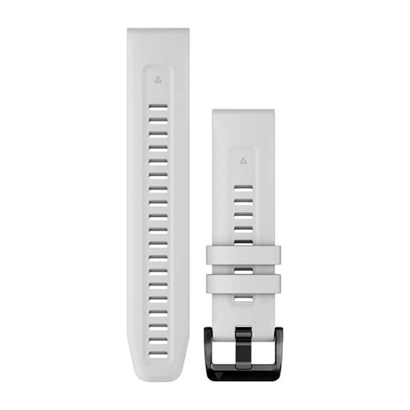 GARMIN Fenix 7 QuickFit® 22MM Carrera White Silicone Watch Band