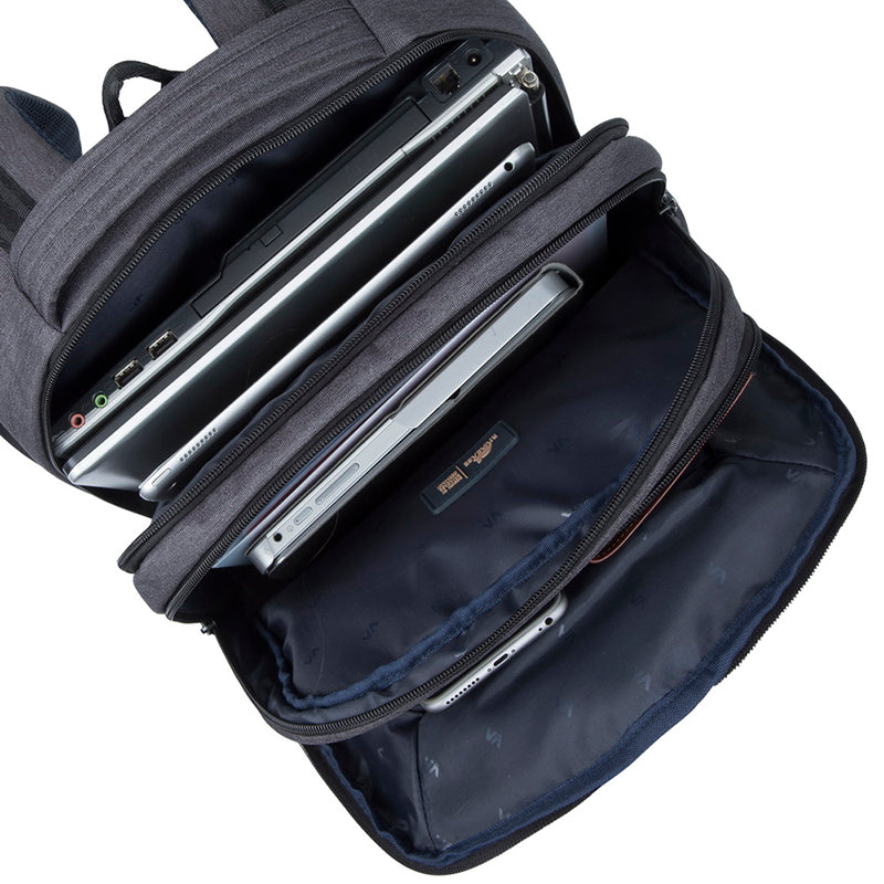 RivaCase 7765 Black Laptop Backpack 16"