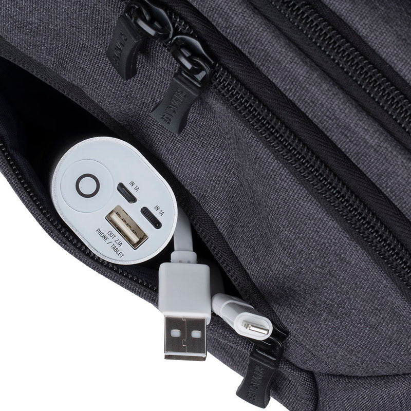 RivaCase 7765 Black Laptop Backpack 16"