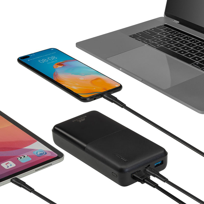 RivaCase EU QC/PD Portable Battery 20000 mAh Black