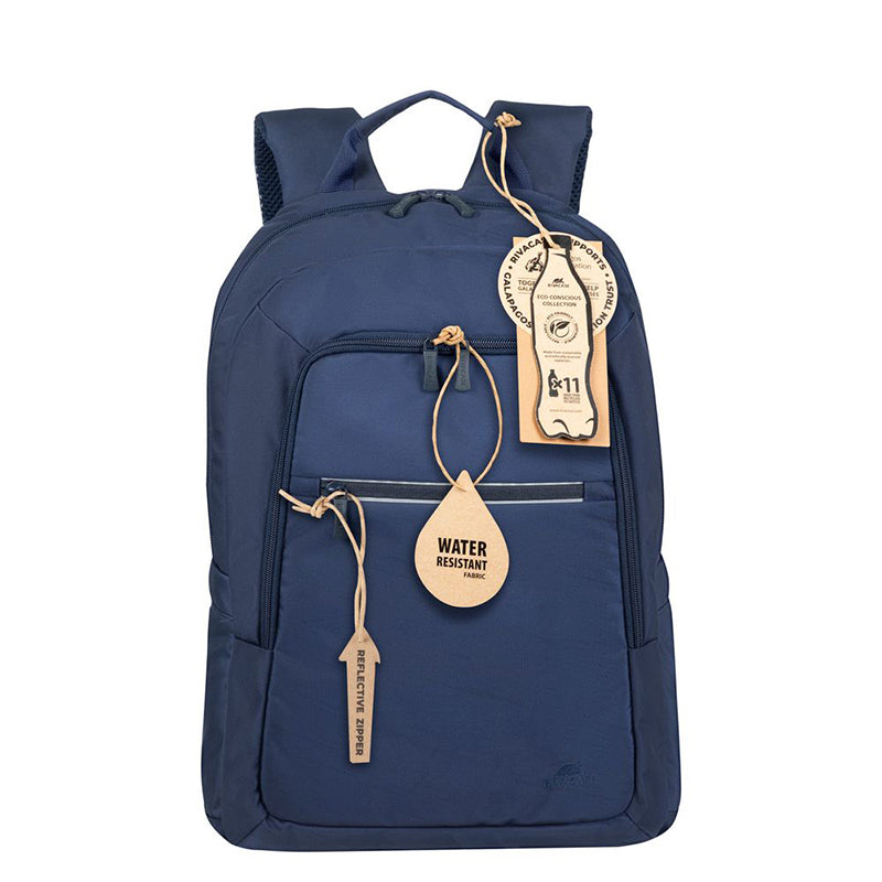 RivaCase ECO Laptop Backpack 15.6-16" Dark Blue