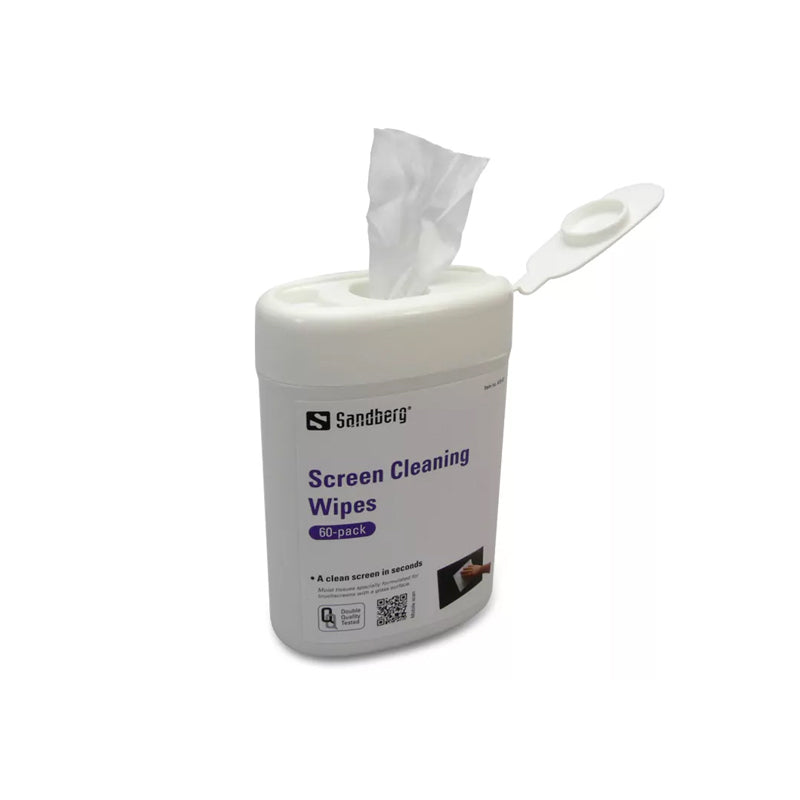 Sandberg Screen Cleaning Wipes 60- Pack