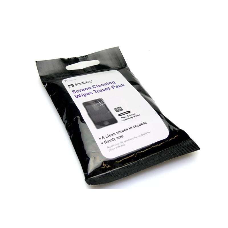 Sandberg Screen Cleaning Wipes Travel