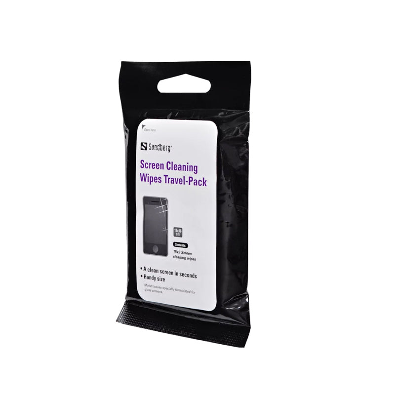 Sandberg Screen Cleaning Wipes Travel