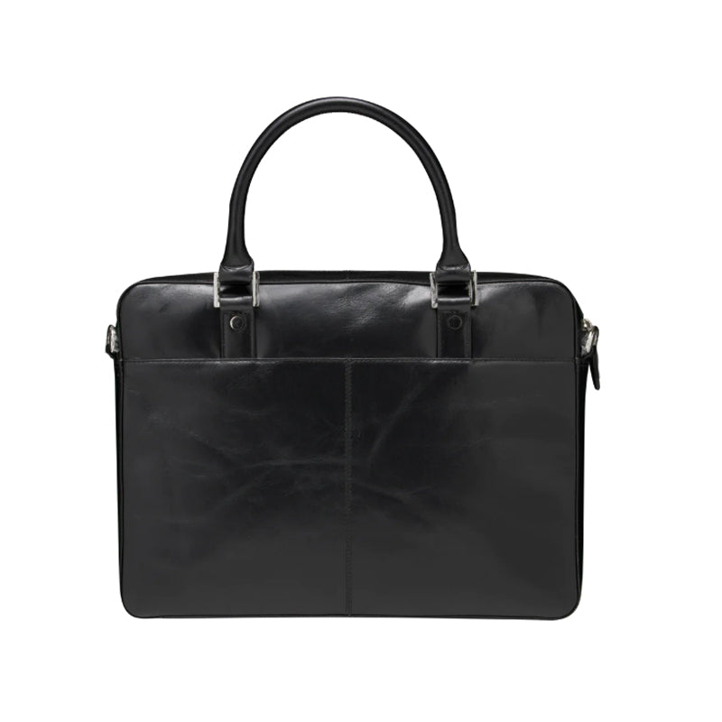 dbramante1928 Rosenborg Full Grain Leather Laptop Bag (2nd Gen) 14" Black