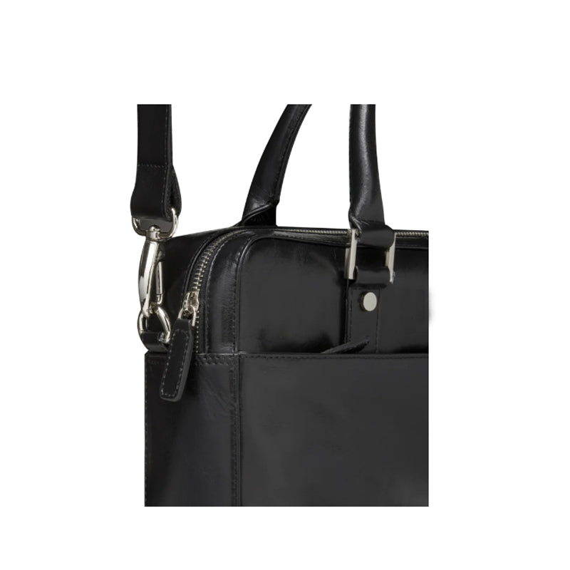 dbramante1928 Rosenborg Full Grain Leather Laptop Bag (2nd Gen) 14" Black