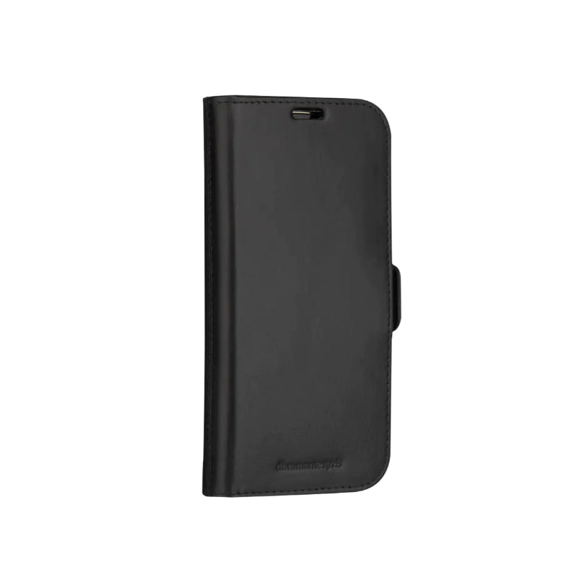 dbramante1928 Copenhagen Wallet Folio Full Grain Leather Case For iPhone 15 Pro Max Black