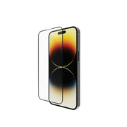 dbramante1928 Eco Shield Screen Protector for iPhone 14 Pro Max - Black Edge