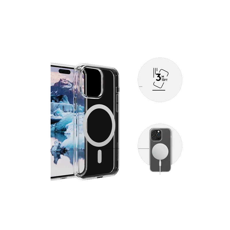 dbramante1928 iPhone 15 Iceland Pro MagSafe Case Clear