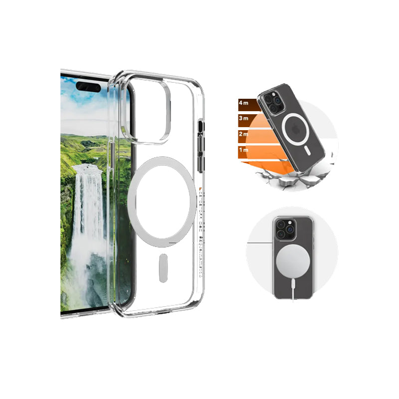 dbramante1928 iPhone 15 Pro Max Iceland Ultra D3O MagSafe Case Clear