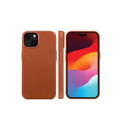 dbramante1928 Roskilde MagSafe Full Grain Leather Tan Case For iPhone 15 Plus