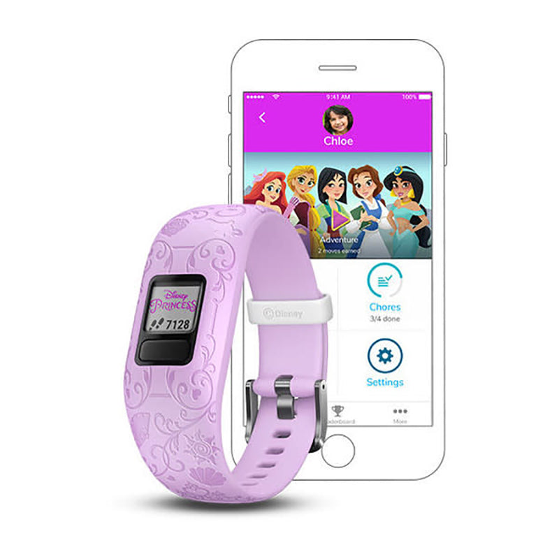 GARMIN Vivofit Junior2 WW, Adjustable, Princess Purple