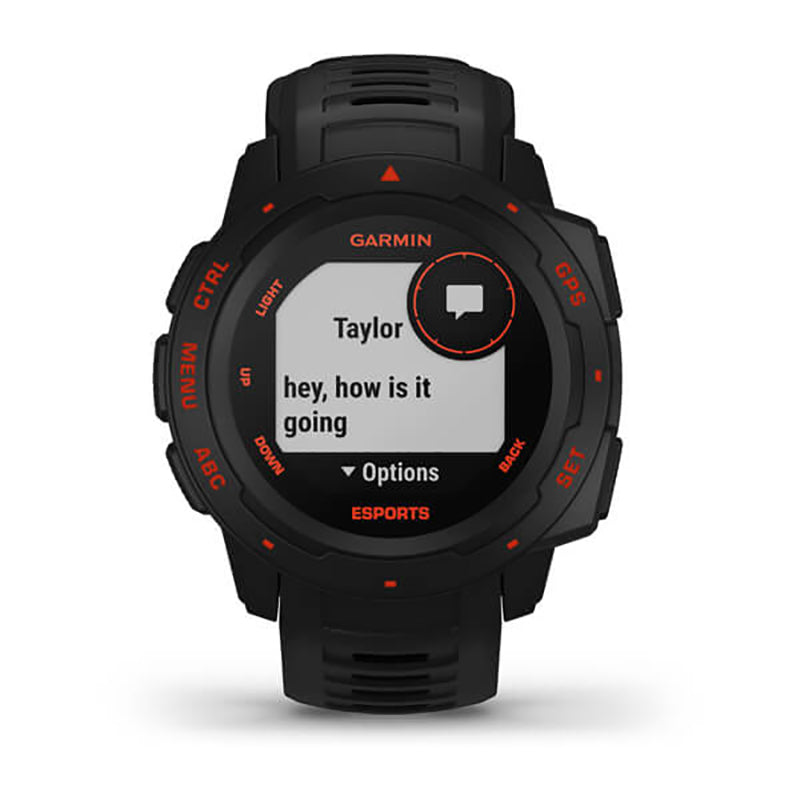 GARMIN Instinct Esports Edition WW, GPS Watch Black Lava