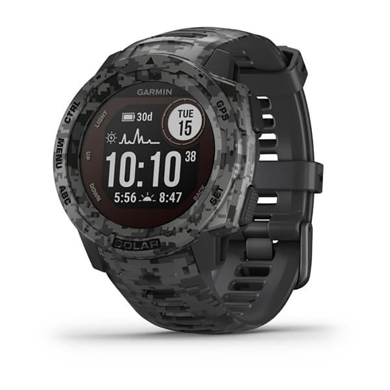 GARMIN Instinct Solar Camo Edition Graphite Camo