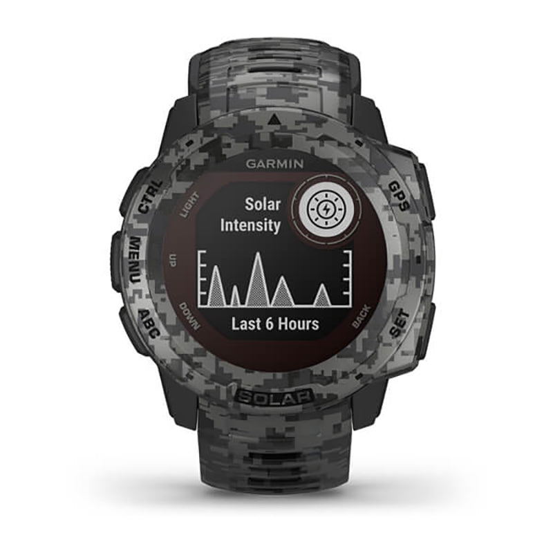 GARMIN Instinct Solar Camo Edition Graphite Camo