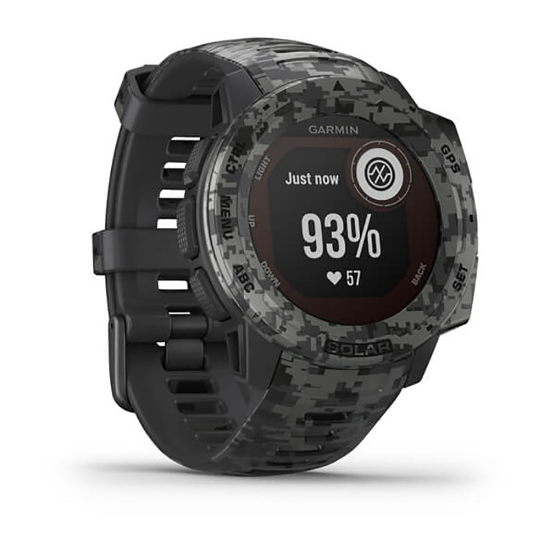 GARMIN Instinct Solar Camo Edition Graphite Camo