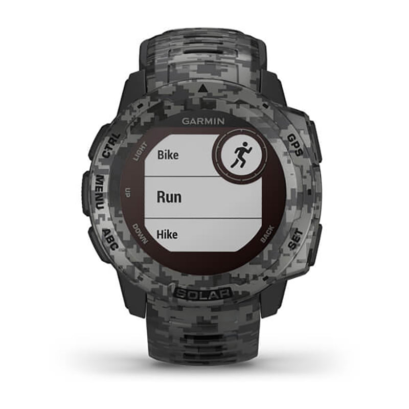 GARMIN Instinct Solar Camo Edition Graphite Camo