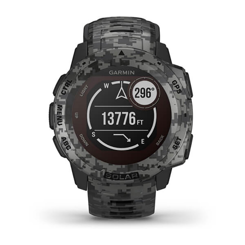 GARMIN Instinct Solar Camo Edition Graphite Camo