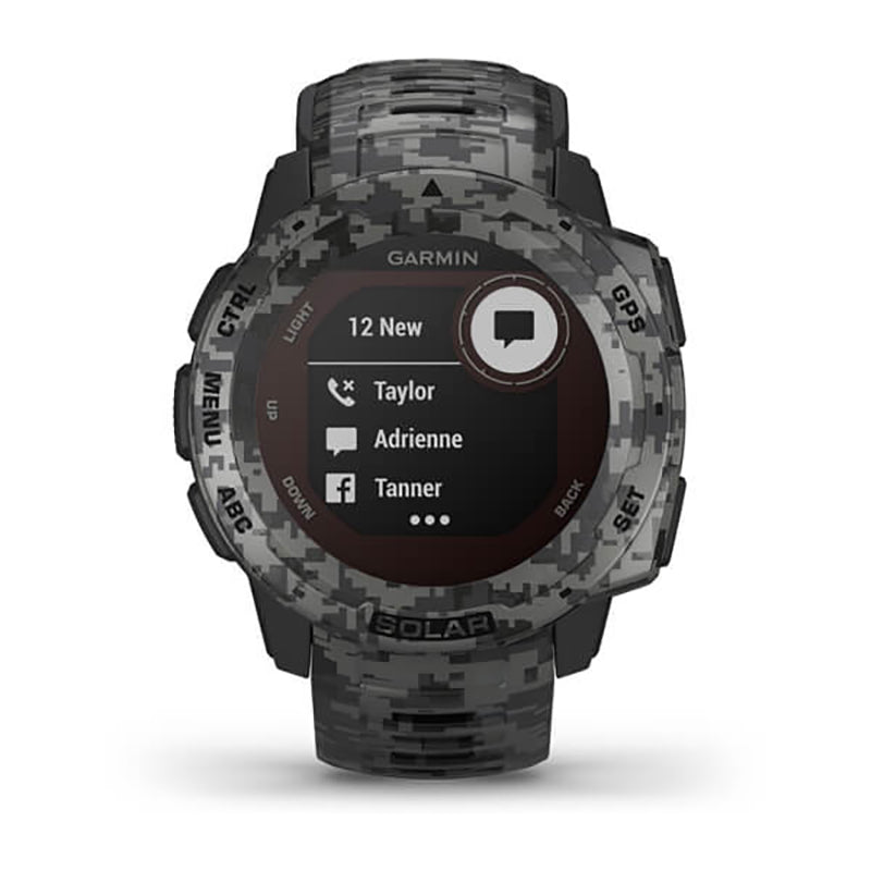 GARMIN Instinct Solar Camo Edition Graphite Camo