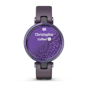 GARMIN Lily Sport Edition, EMEA, Midnight Orchid Bezel with Deep Orchid Case and Silicone Band