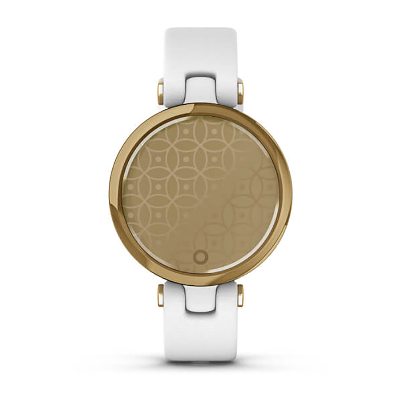 GARMIN Lily Classic Edition, EMEA, Light Gold Bezel with White Case and Italian Leather Band