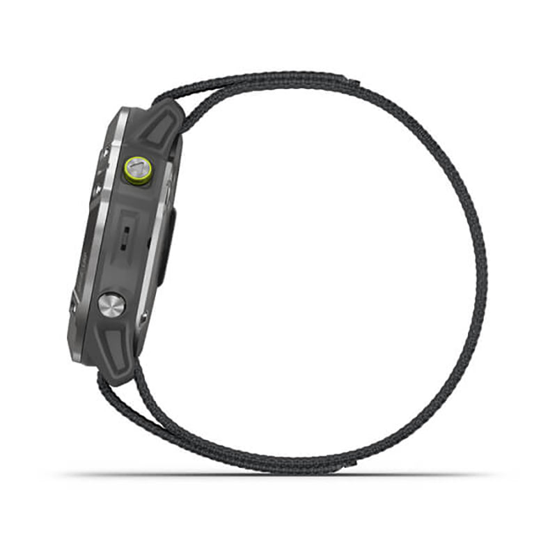 GARMIN Enduro Steel with Grey UltraFit Nylon Strap Watch