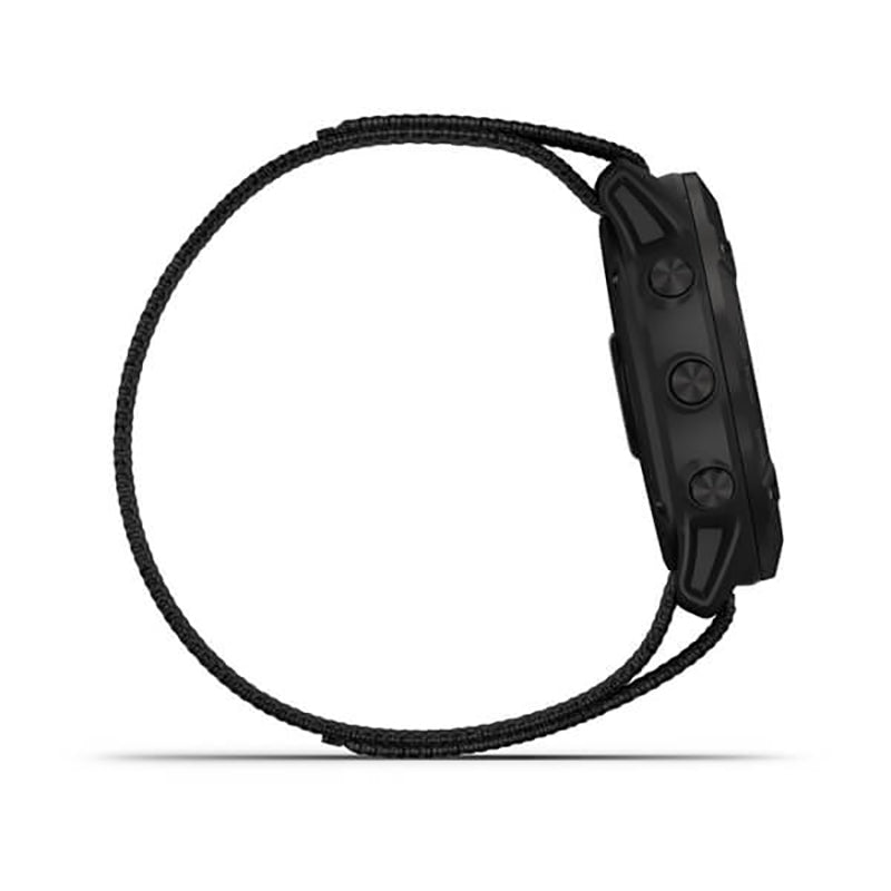 GARMIN Enduro Carbon Grey DLC Titanium with Black UltraFit Nylon Strap Watch