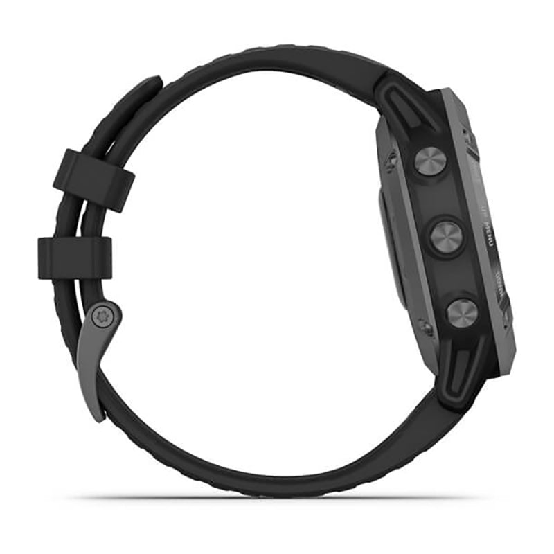 GARMIN Fenix 6 Pro Solar Edition EMEA, Slate Grey with Black Band GPS Watch