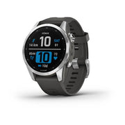 GARMIN Fenix® 7S Standard Edition, Silver with Graphite Band Watch