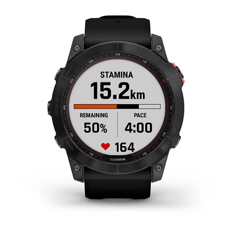 GARMIN Fenix® 7X Solar Edition, EMEA/AUS/NZ/AFR/SAM, Slate Grey with Black Band Watch