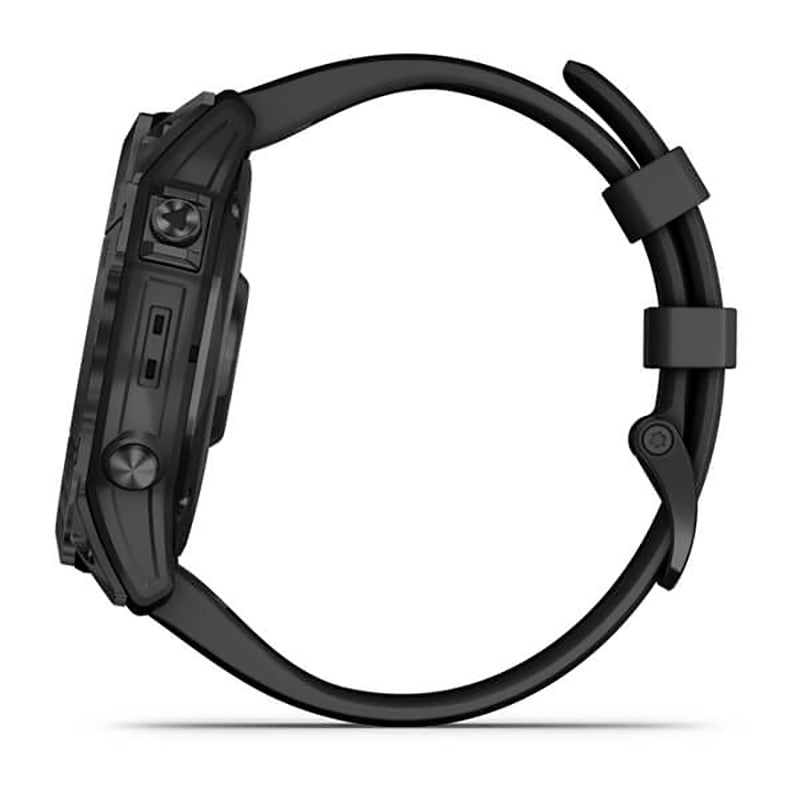 GARMIN Fenix® 7X Sapphire Solar Edition, EMEA, Black DLC Titanium with Black Band GPS Watch