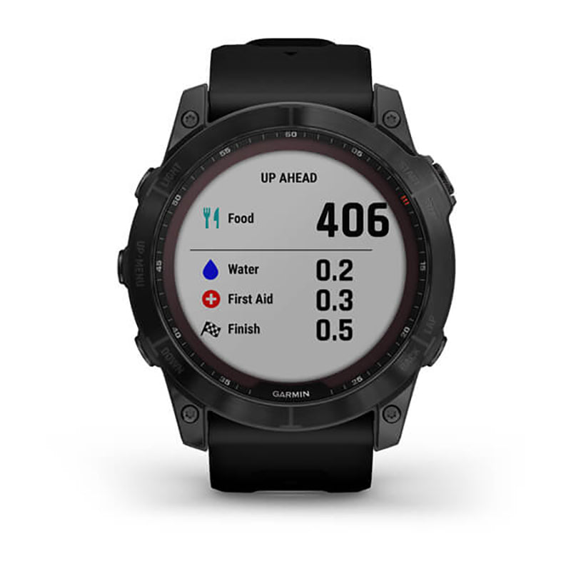 GARMIN Fenix® 7X Sapphire Solar Edition, EMEA, Black DLC Titanium with Black Band GPS Watch