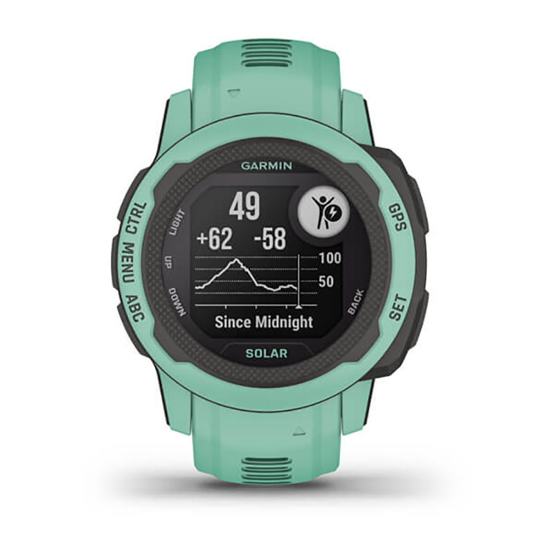 GARMIN Instinct® 2S Solar Standard Edition, WW, Neo Tropic GPS Watch