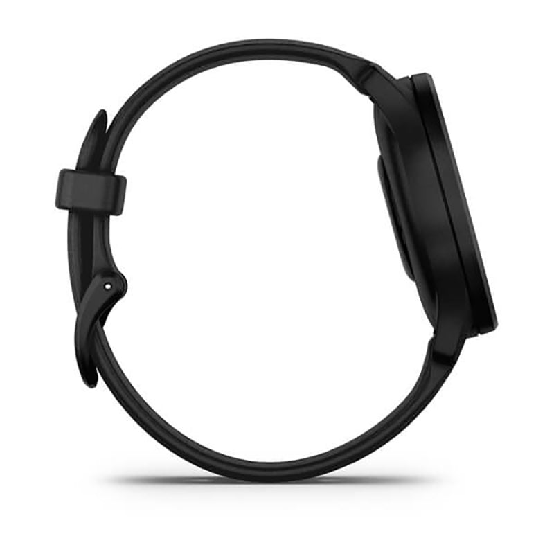 GARMIN Vivomove® Sport, WW, Black Case and Silicone Band with Slate Accents Watch