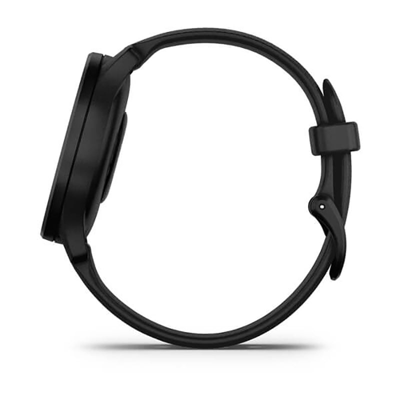 GARMIN Vivomove® Sport, WW, Black Case and Silicone Band with Slate Accents Watch